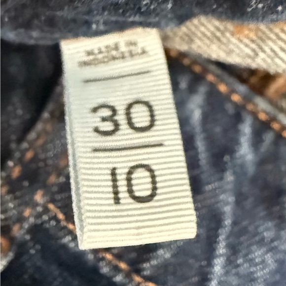 Loft-Women’s Size 10 Dark Blue Denim Shorts Mid-rise 3 1/2in inseam - Picture 4 of 4